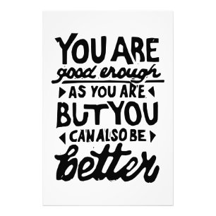 Motivational Quote Lino Print