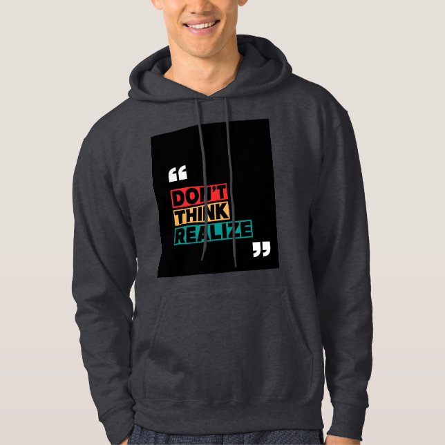 Motivational Quote Men's Sweatshirt (Front)