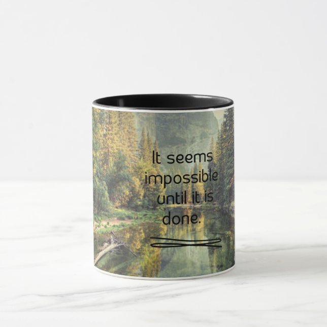Motivational Quote Mug  (Center)