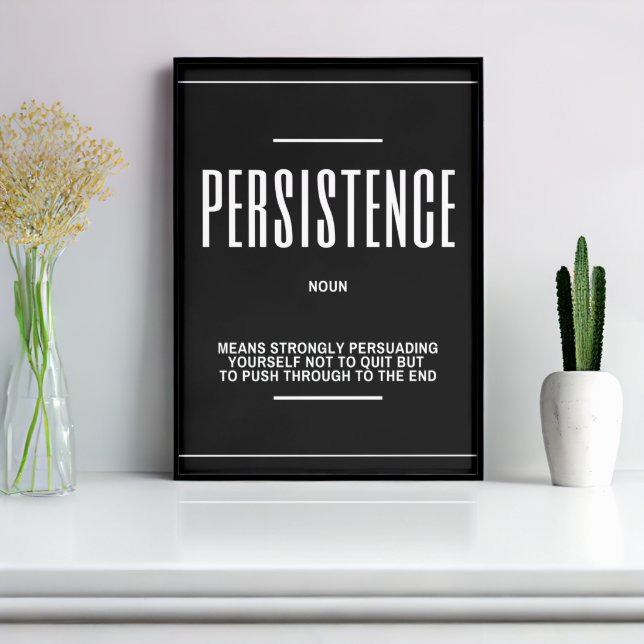 Peritance Posters Persistence Poster