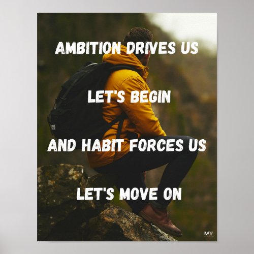 Motivational Quote Poster