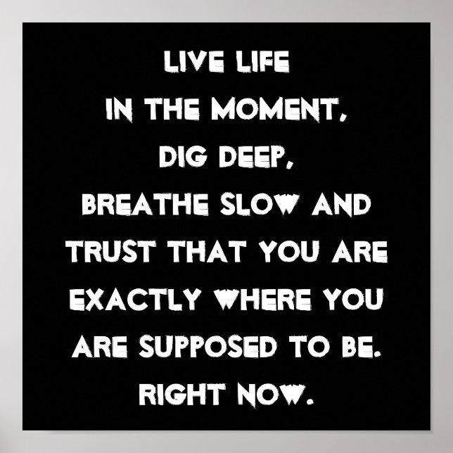 Motivational Quote Poster (Front)