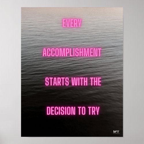 Motivational Quote Poster