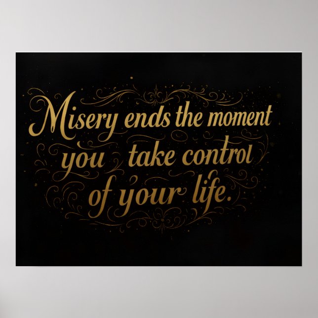 Motivational Quote Poster (Front)