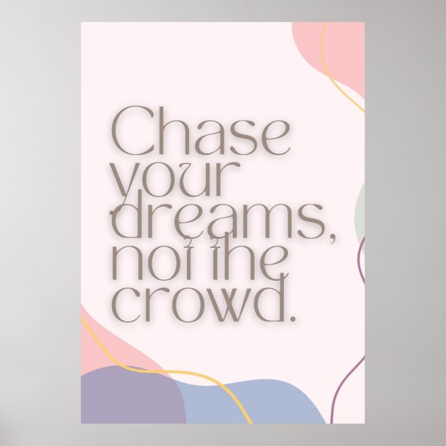 Motivational Quote Poster (Front)