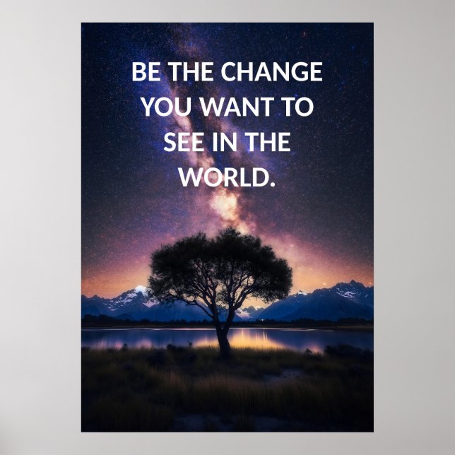 Motivational Quote Poster (Front)