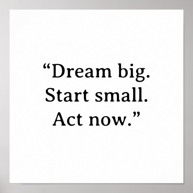 MOTIVATIONAL QUOTE POSTER (Front)