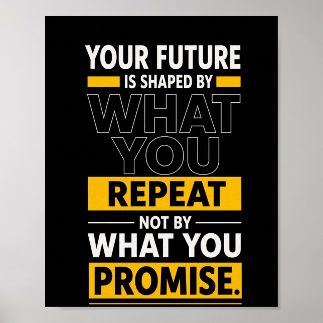 Motivational quote poster (Front)