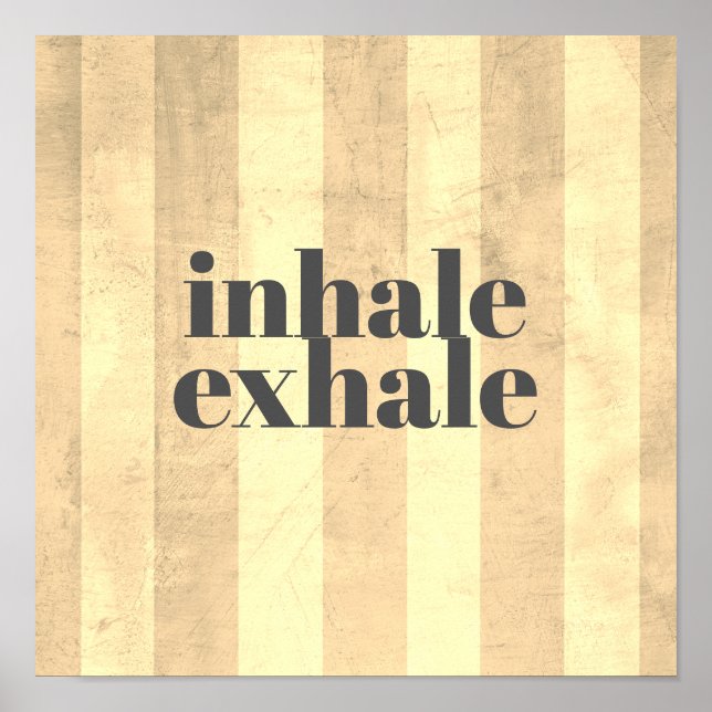 motivational quote poster distressed stripes (Front)