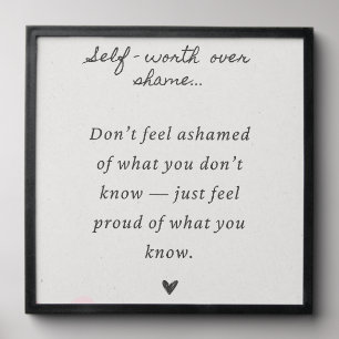 Motivational Quote Poster Peel And Stick Photo Tile