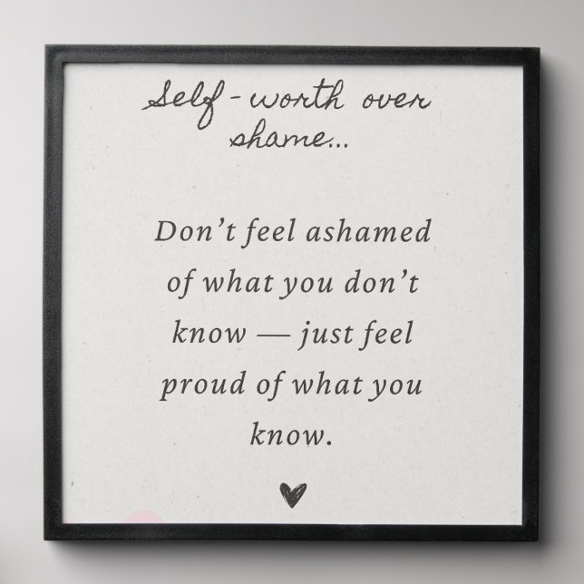 Motivational Quote Poster  Peel And Stick Photo Tile (Front Set)