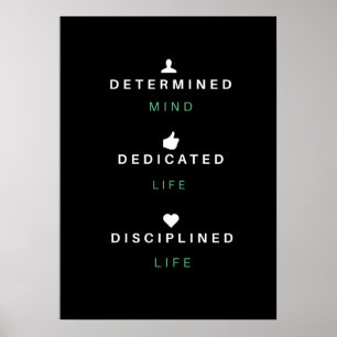 Motivational Quote Poster Wall Art