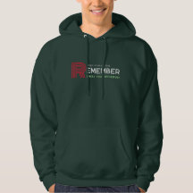 Motivational Quote Red White Green Men's Hoodie