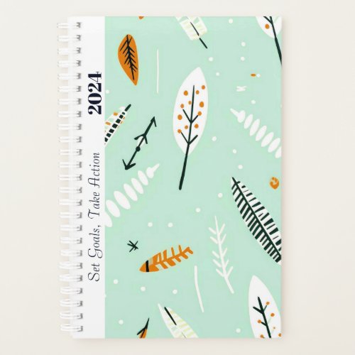 MOTIVATIONAL QUOTE SIMPLE CLASSIC BOHO PATTERN  PLANNER