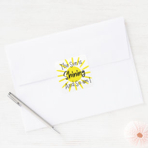 motivational quote sticker
