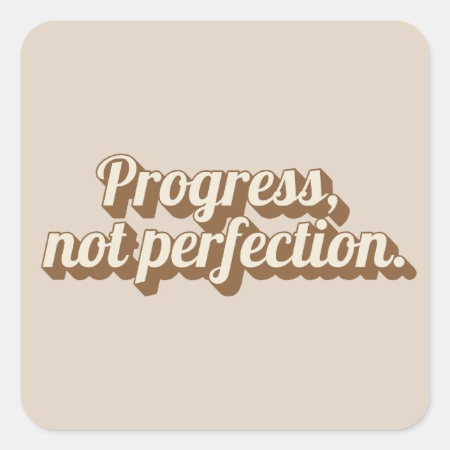 Motivational Quote Sticker  (Front)