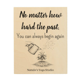 Motivational Quote Success Mental Health Wood Wall Art