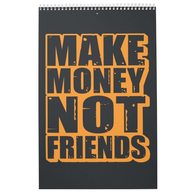 Motivational quote typography calendar (Cover)