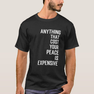 Motivational quote unisex text T-Shirt