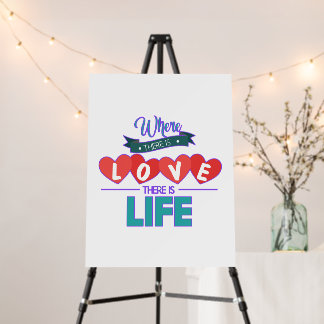 Motivational Quote Wall Art Foam Board