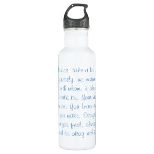 Motivational Sayings Water Bottles - No Minimum Quantity | Zazzle