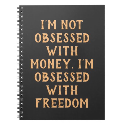 Motivational Quote with Beige Text on  Notebook