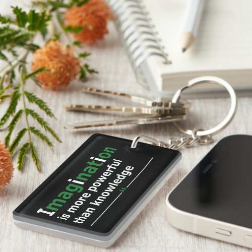 Motivational quotes about life keychain