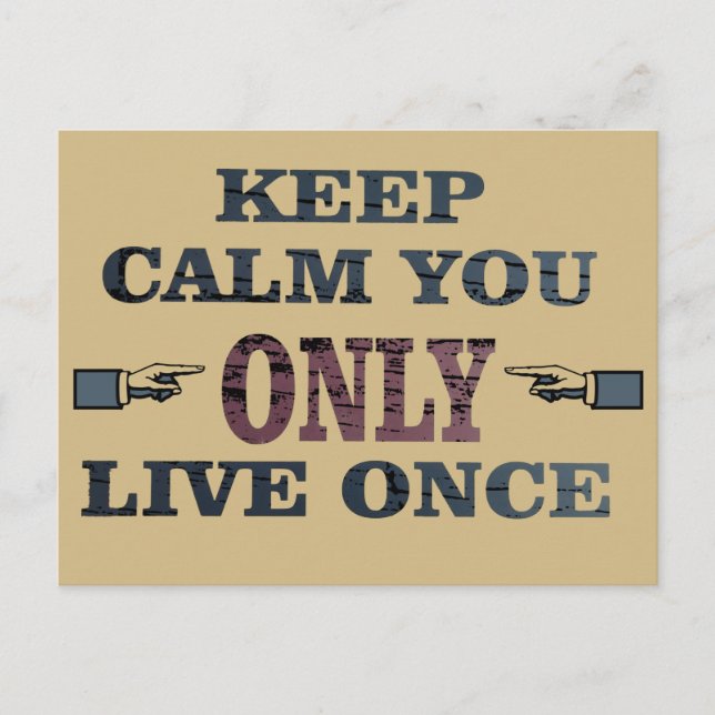 Motivational quotes about life sayings postcard (Front)