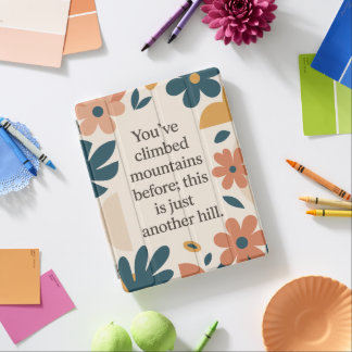 Motivational quotes AI art iPad Smart Cover