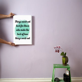 Motivational quotes and sayings wall art