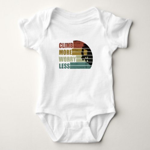 motivational quotes for climbers baby bodysuit