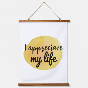 motivational quotes for life appreciation hanging tapestry