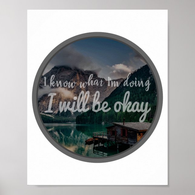 motivational quotes for positive vibes poster (Front)