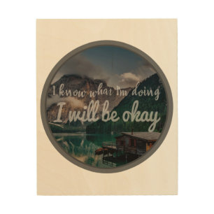 motivational quotes for positive vibes wood wall art
