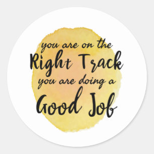 motivational quotes for self care classic round sticker