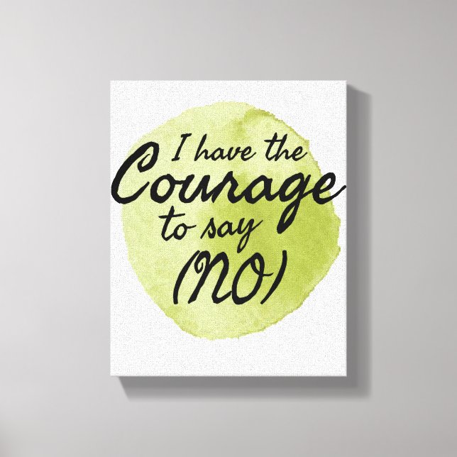 Motivational quotes for self love canvas print (Front)