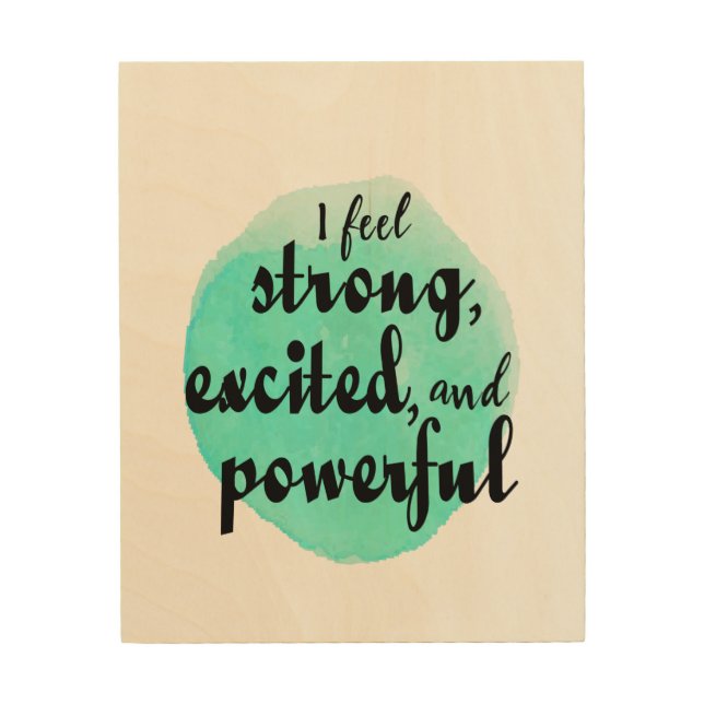 motivational quotes for work and success wood wall art (Front)