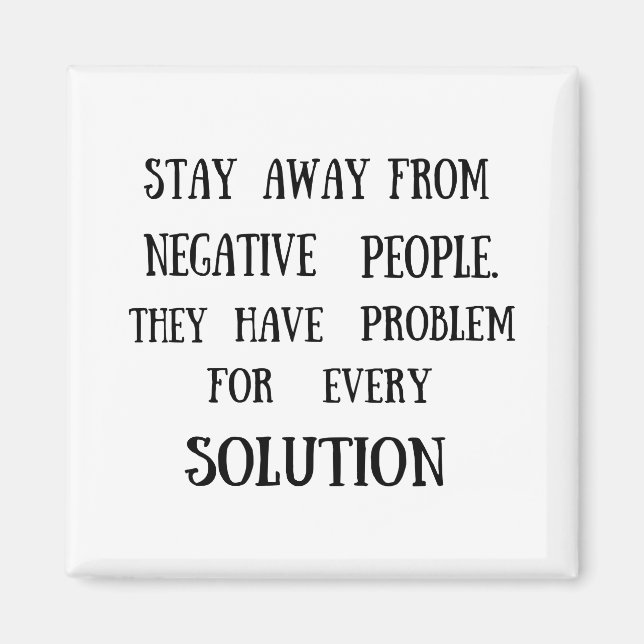 Motivational quotes funny life sayings magnet (Front)