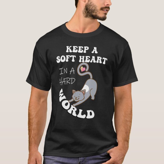 Motivational Quotes   Kitty Yoga Inspirational T-Shirt (Front)