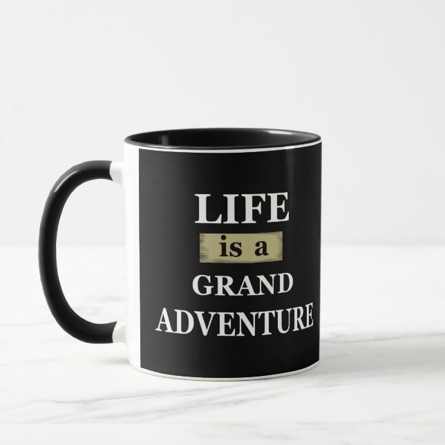 Motivational quotes mug (Left)