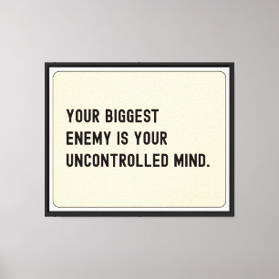 Motivational Quotes Wall Canvas Print
