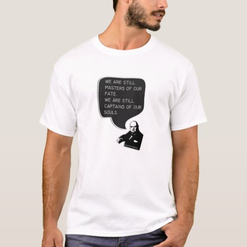 motivational quotes winston churchill T_Shirt