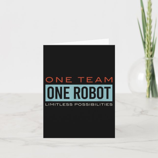 Motivational Robotics Team, Robotics Club, Stem  Card (Front)