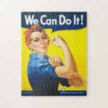 Motivational: Rosie the Riveter, "We can do it!".