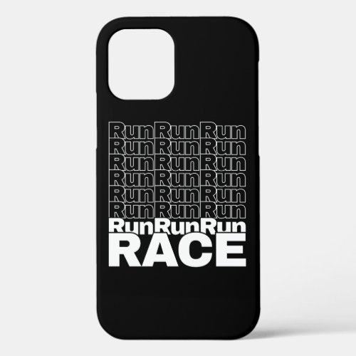 Motivational Runner In_Training Quote _ Run Race iPhone 12 Case