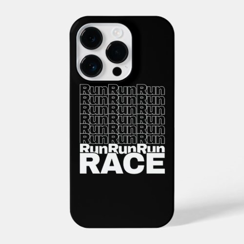 Motivational Runner In_Training Quote _ Run Race iPhone 14 Pro Case