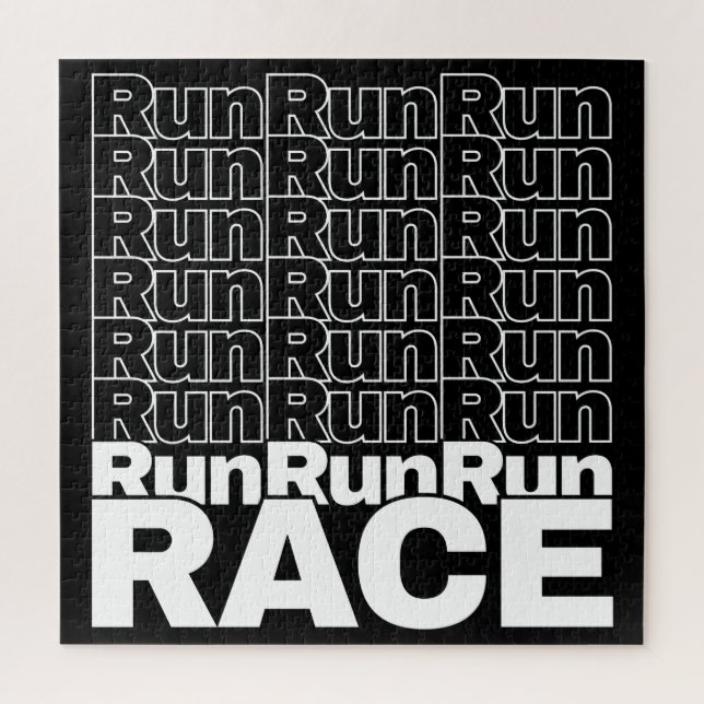Motivational Runner In-Training Quote - Run Race Jigsaw Puzzle (Vertical)