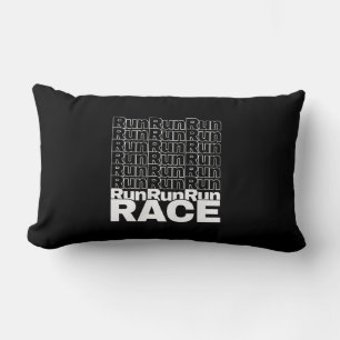 Motivational Runner In-Training Quote - Run Race Lumbar Pillow