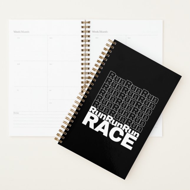 Motivational Runner In-Training Quote - Run Race Planner (Display)
