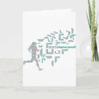 Motivational Running Card